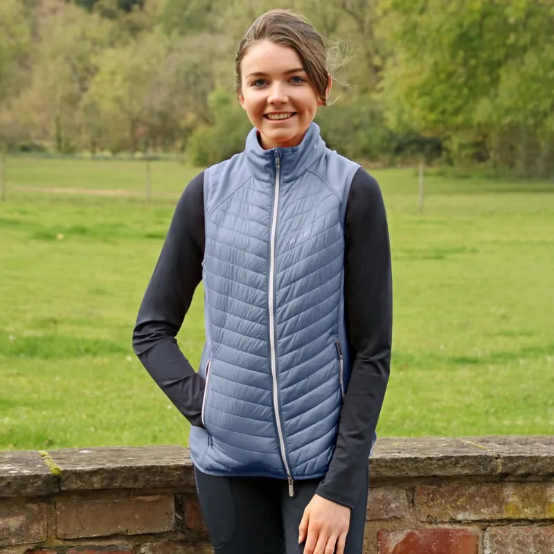 Hy Equestrian Synergy Sync Lightweight Padded Ladies Vest - Riviera-1
