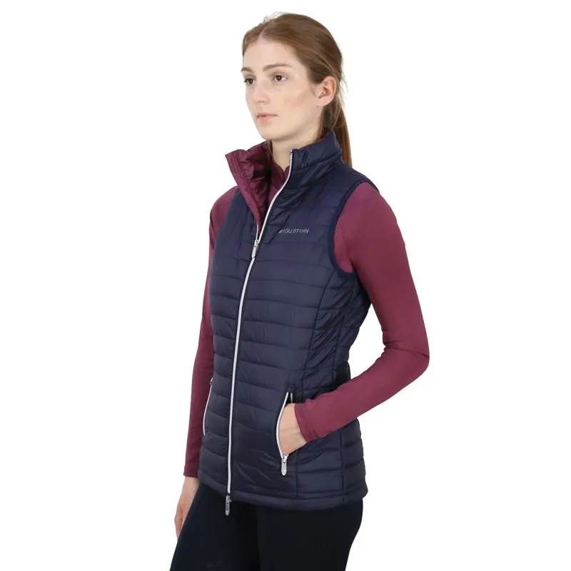 Hy Equestrian Synergy Padded Womens Vest - Navy/Fig