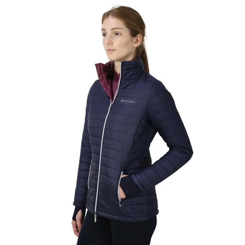 Hy Equestrian Synergy Padded Women's Jacket - Navy/Fig