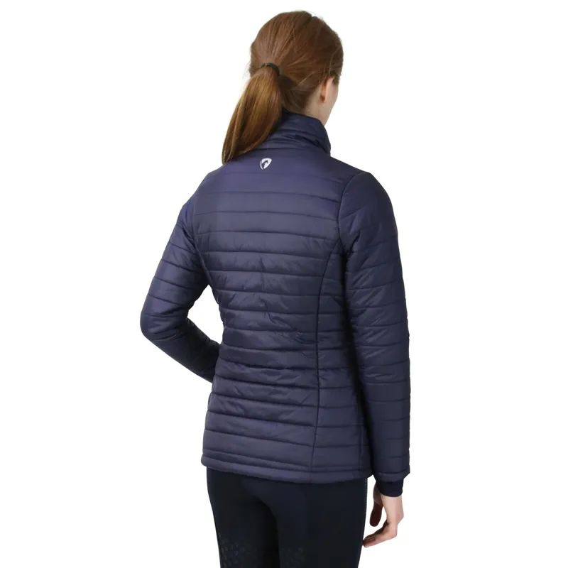 Hy Equestrian Synergy Padded Women's Jacket - Navy/Fig-2