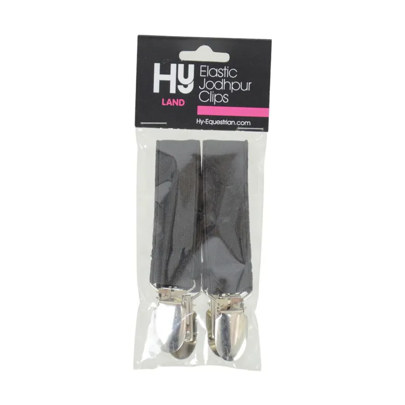 Hy Equestrian Elastic Jodhpur Straps - Black