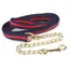 Hy Soft Webbing Lead Shank With Chain - Navy/Red