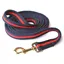Hy Equestrian Soft Webbing Lead Rope - Navy/Red