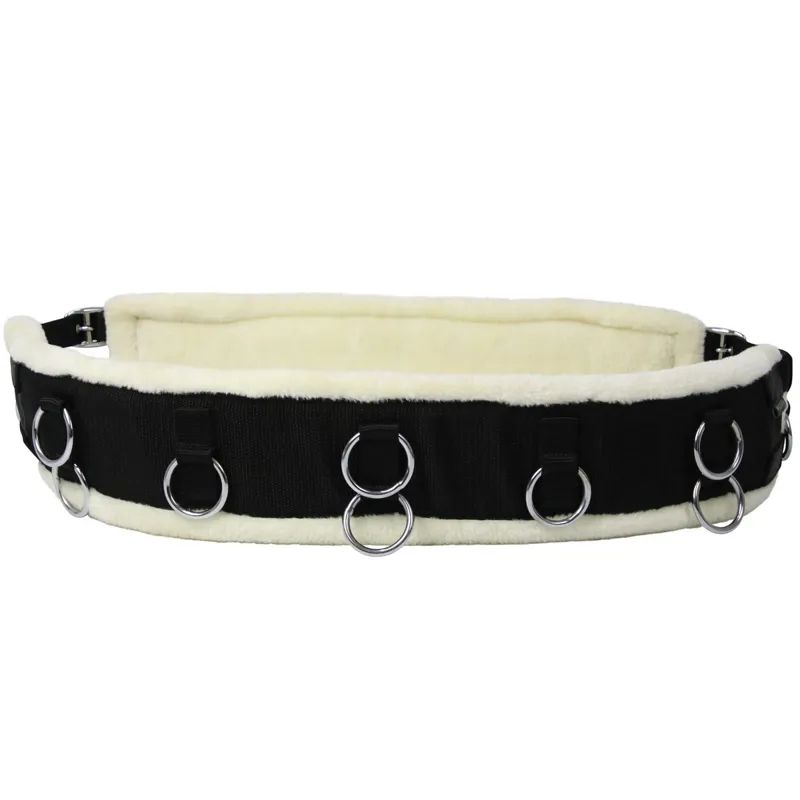 Hy Equestrian Lunge Surcingle - Black/Natural