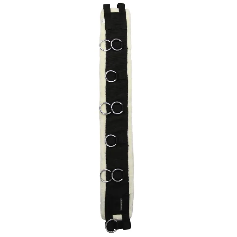 Hy Equestrian Lunge Surcingle - Black/Natural-1