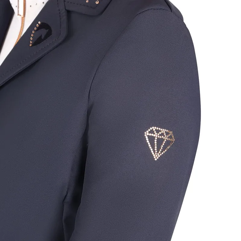 Hy Equestrian Roka Royal Junior Girls Show Coat - Navy-7