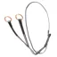 Hy Equestrian Rosciano Crystal Running Martingale - Black/Rose Gold