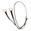 Hy Equestrian Rosciano Crystal Running Martingale - Brown/Rose Gold