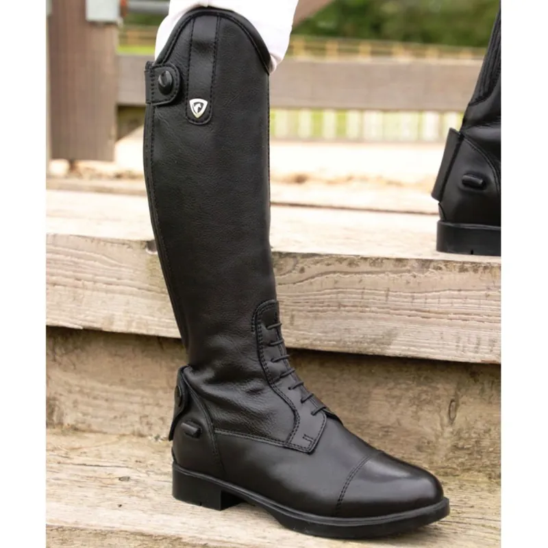 Hy Equestrian Scarlino Junior Field Boots - Black-4
