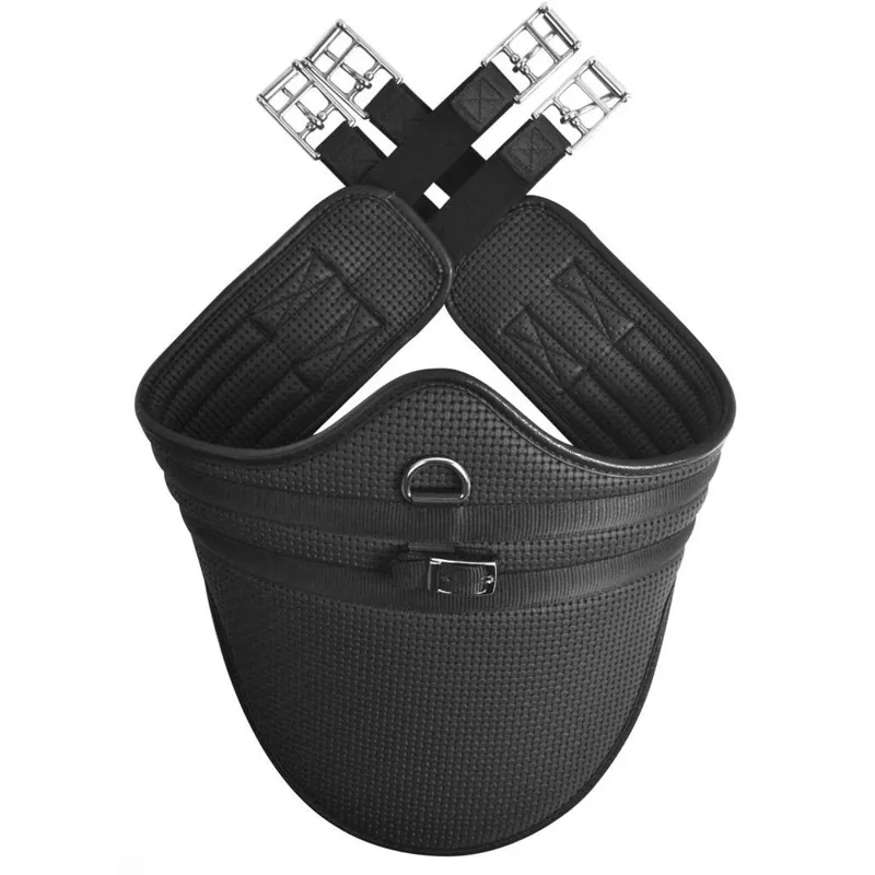 Hy Equestrian Waffle Stud Girth - Black
