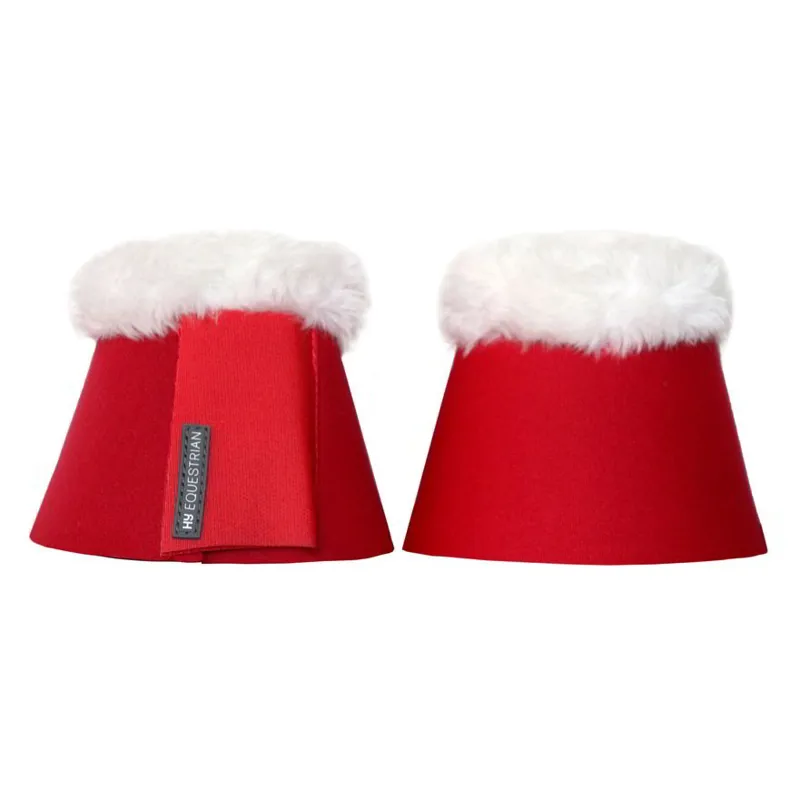 Hy Christmas Santa Bell Boots - Red/White