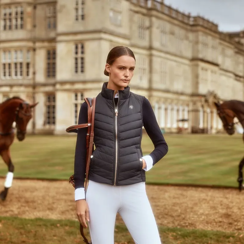 Holland Cooper Hybrid Women's Equestrian Vest - Ink Navy-4