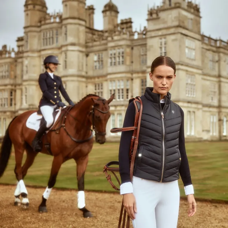 Holland Cooper Hybrid Women's Equestrian Vest - Ink Navy-3