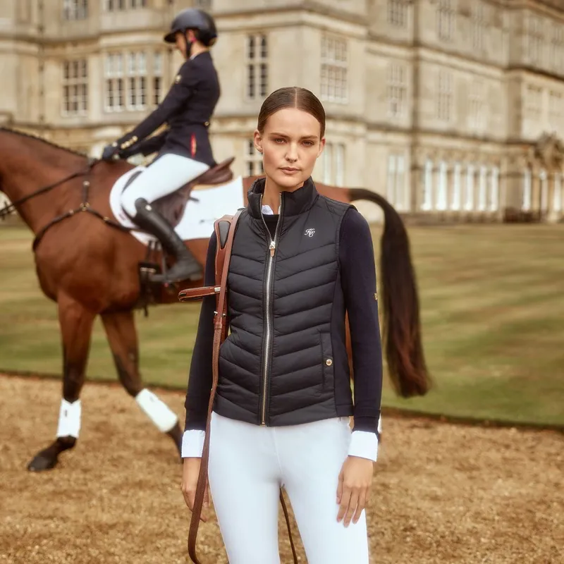 Holland Cooper Hybrid Women's Equestrian Vest - Ink Navy-8