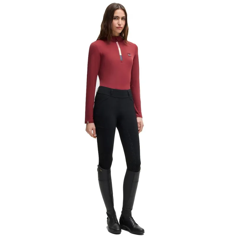 BOSS Equestrian Hybrid Full Grip Womens Breeches - Sky Captain-3