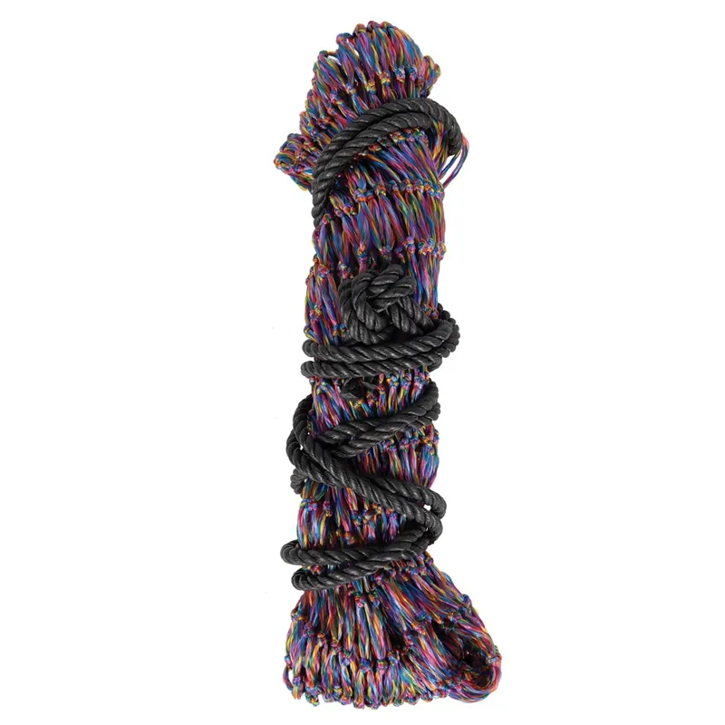 Hy Equestrian Slow Flow Lock Knot Hay Net - Rainbow