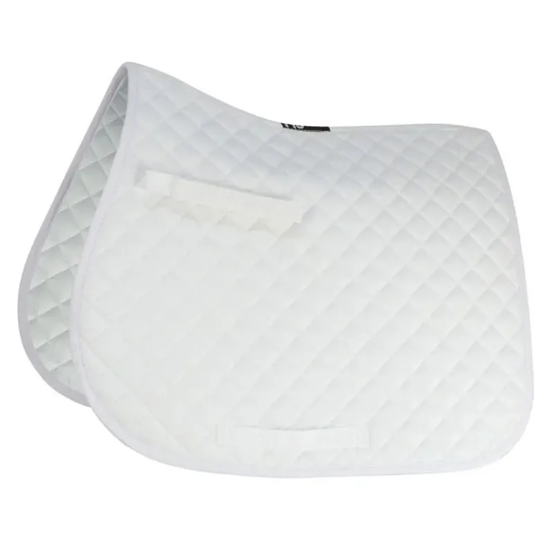 Hy Equestrian Showjump Saddle Pad - White