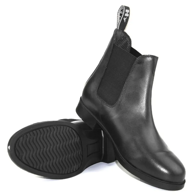 Hy Equestrian Durham Junior Paddock Boots - Black