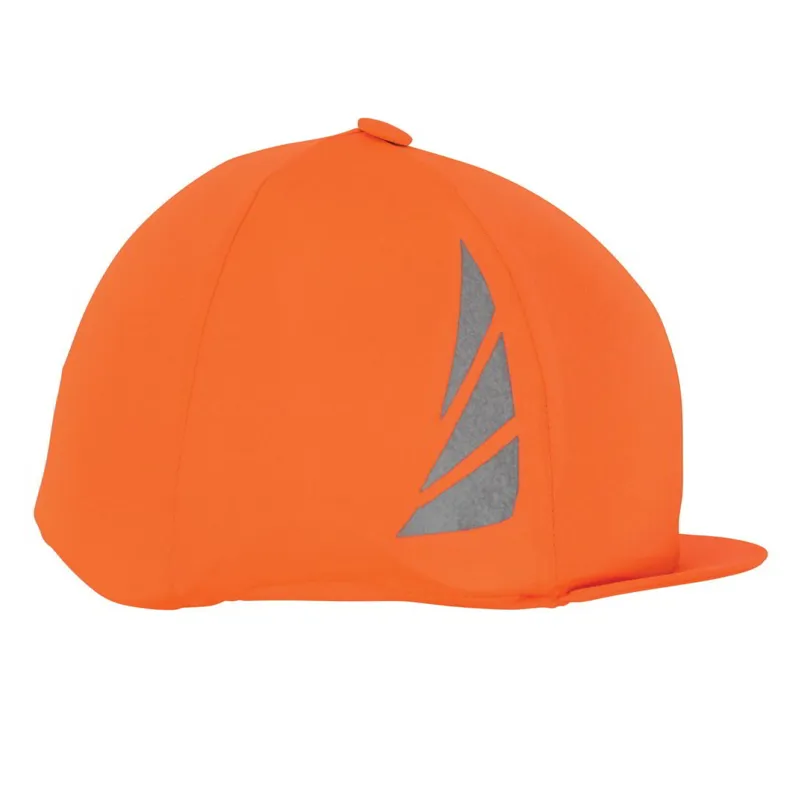 HyVIZ Reflector Hat Cover - Fluorescent Orange-1