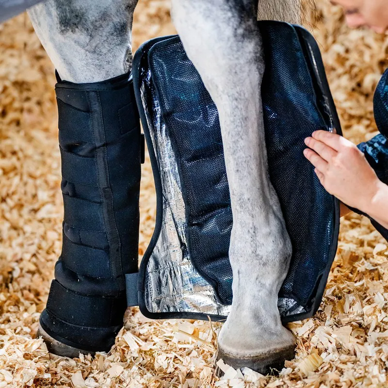 Horseware Ice Gel Stable Boots - Black-3