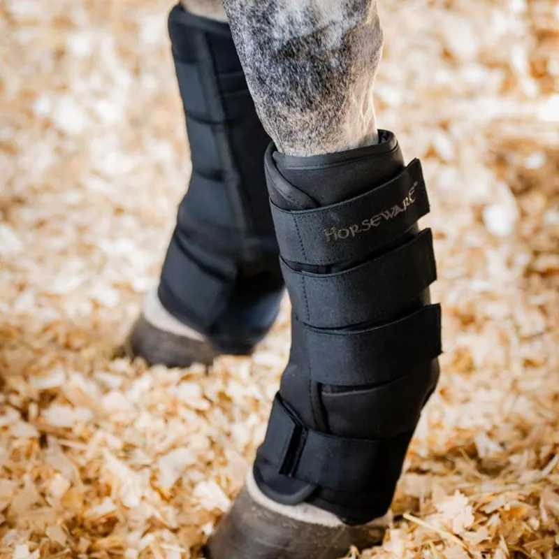 Horseware Ice Gel Stable Boots - Black-5