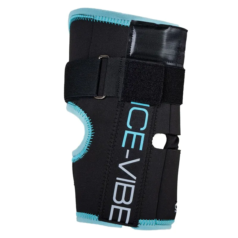 Horseware Ice-Vibe Knee Wraps - Black/Aqua-3