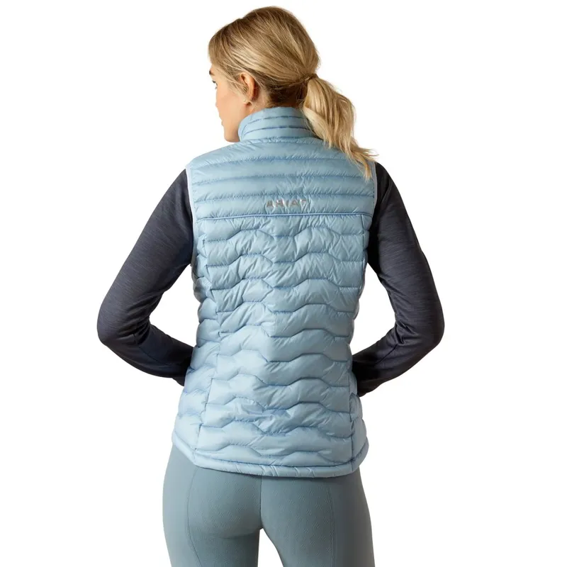 Ariat Ideal Down Ladies Vest - Cerulean Blue-4