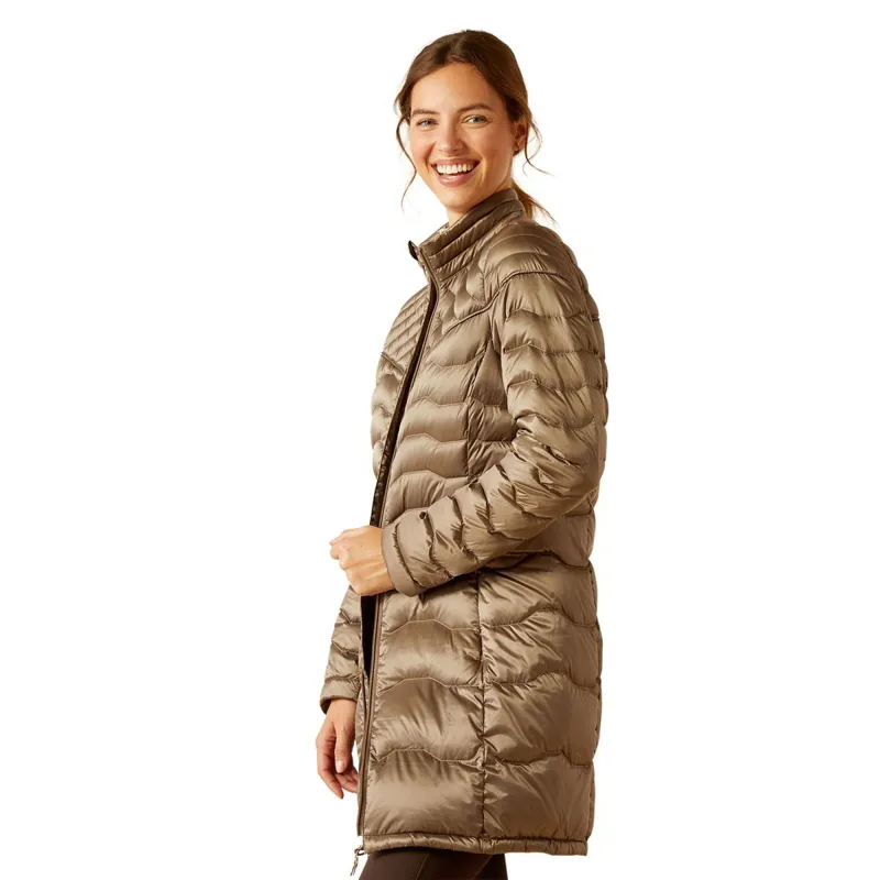 Ariat Ideal Down Women's Long Jacket - Brindle-1