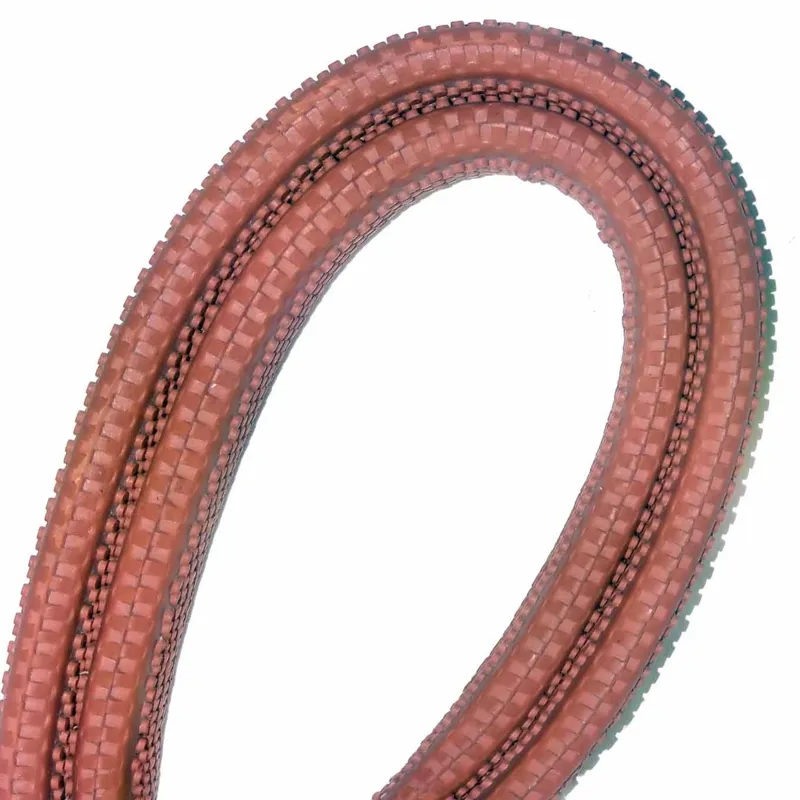 Dever Classic Arab Rubber Grip Race Reins - Brown/Orange-2