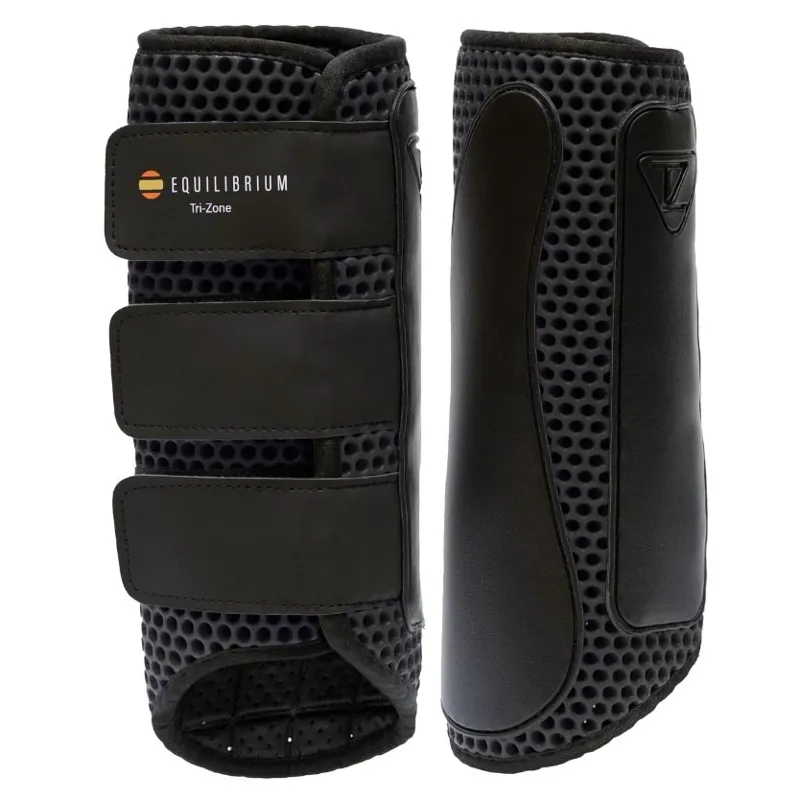 Equilibrium Tri-Zone Impact Sport Hind Boots - Black