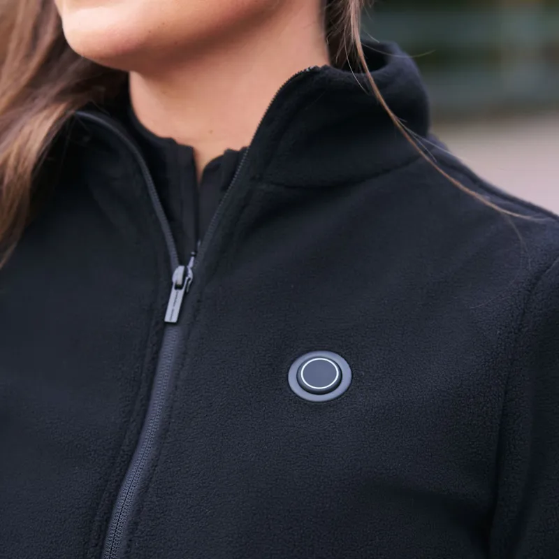 Imperial Riding Heated Womens Zip Up Fleece - Black-4