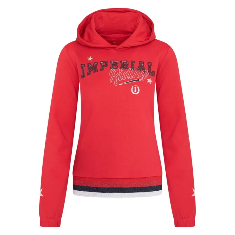 Imperial Riding Classy Ladies Hoodie - Tango Red