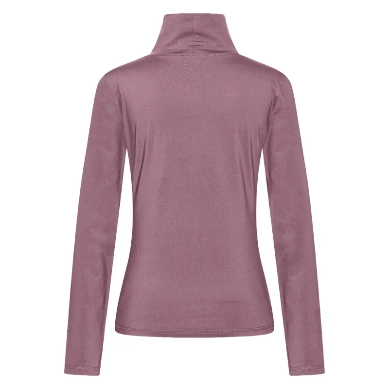 Imperial Riding Glory Cosmic Sparkle Junior Turtleneck Top - Bloom Pink-1