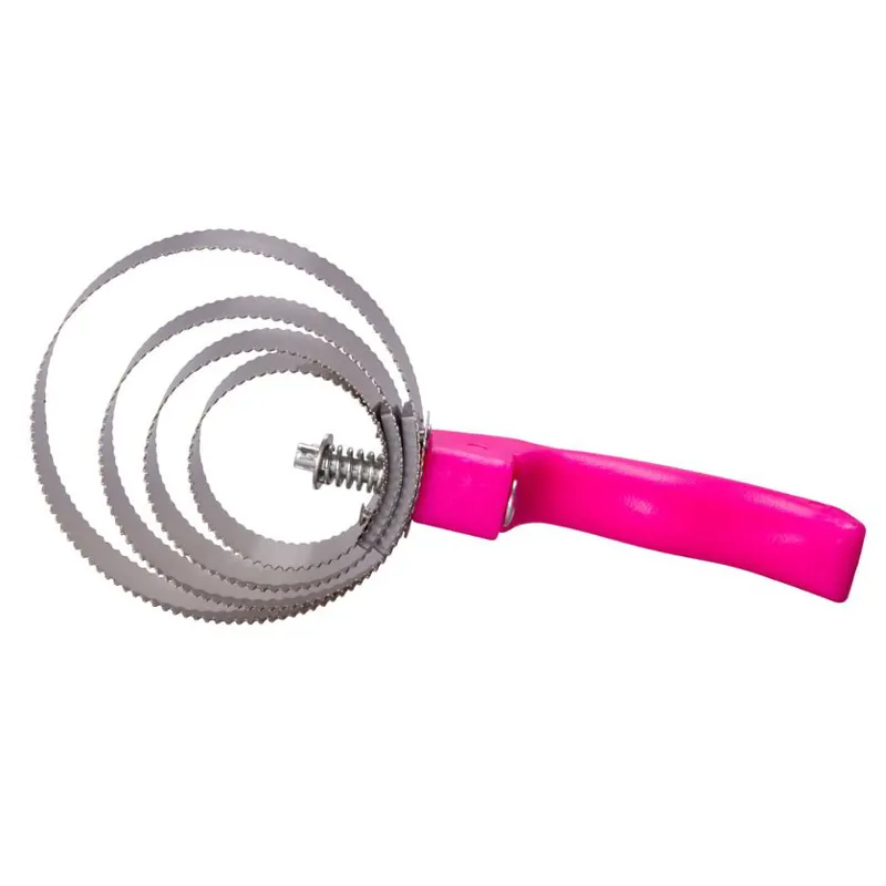 Imperial Riding Western Metal Curry Comb - Neon Pink-1