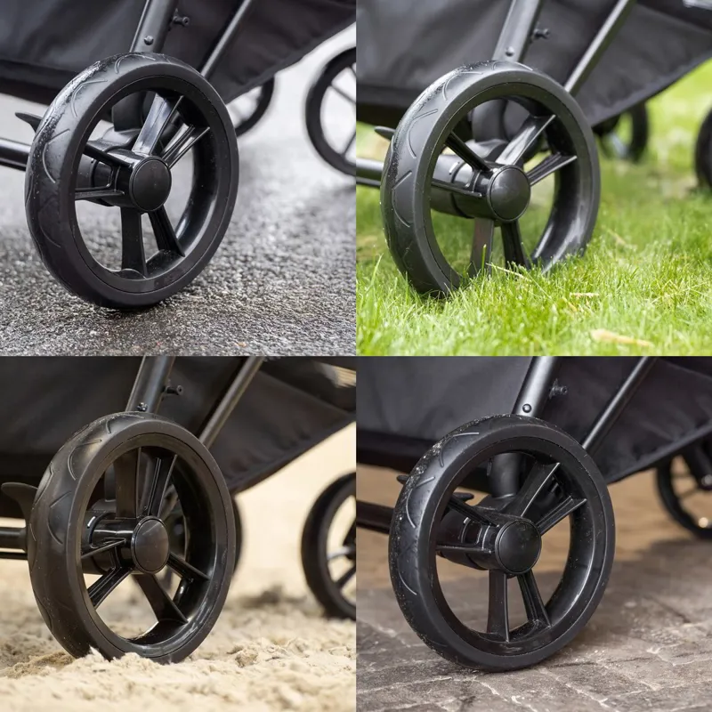 Imperial Riding Saddle Caddy Tack Cart - Black-4
