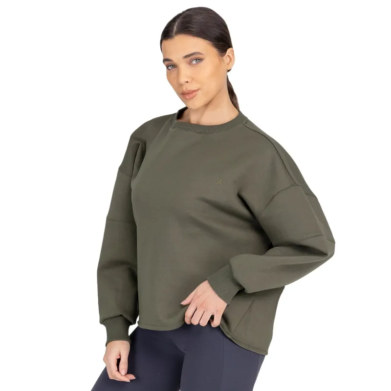 Aubrion React Sweatshirt in Khaki-2