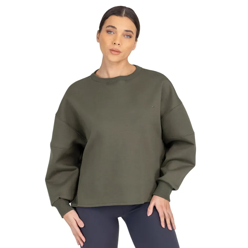 Aubrion React Sweatshirt in Khaki-1