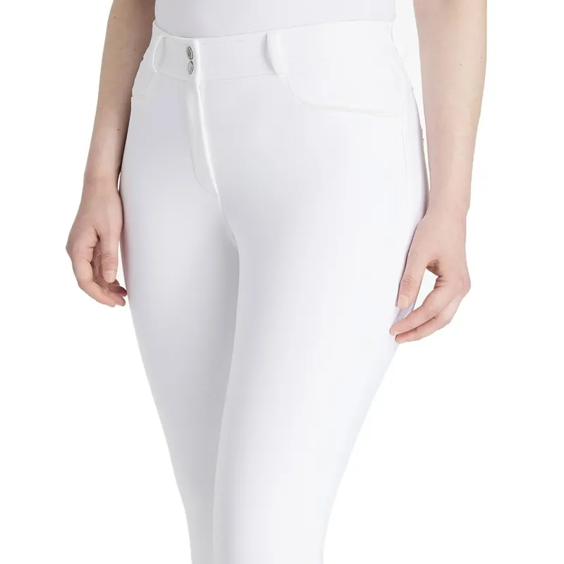 LeMieux Isabelle Full Grip Women's Competition Breeches - White-6