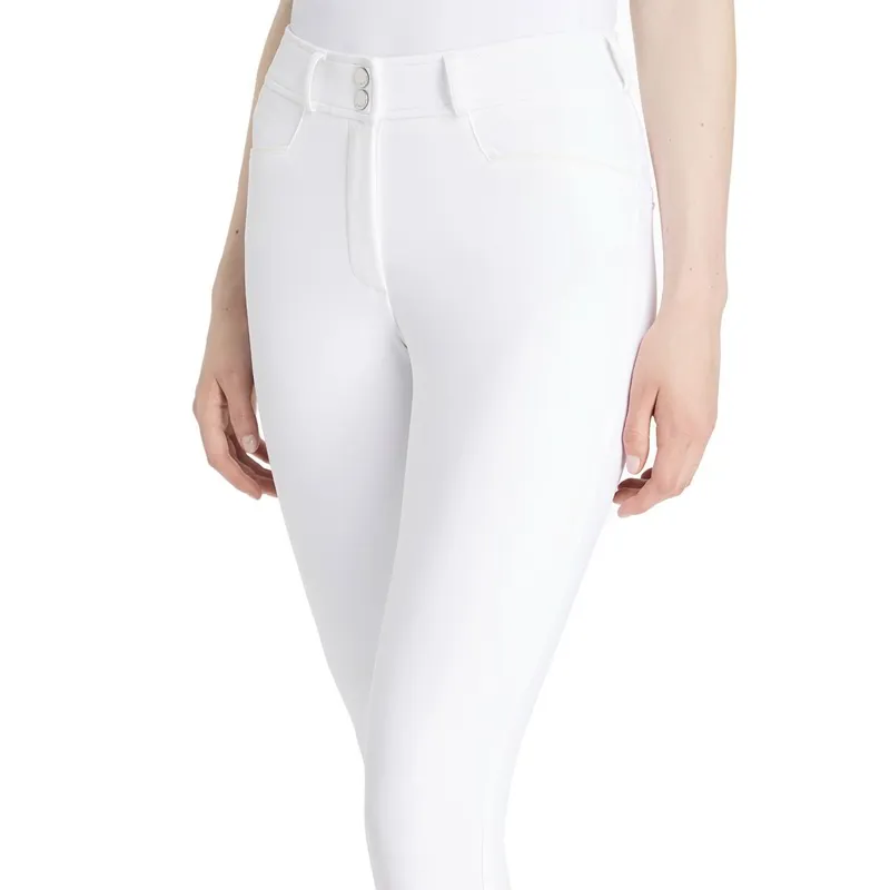 LeMieux Isabelle Full Grip Women's Competition Breeches - White-3