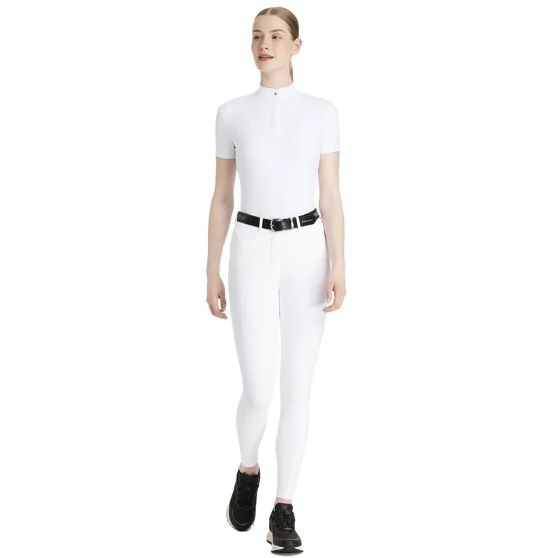 LeMieux Isabelle Knee Grip Women's Competition Breeches - White-3