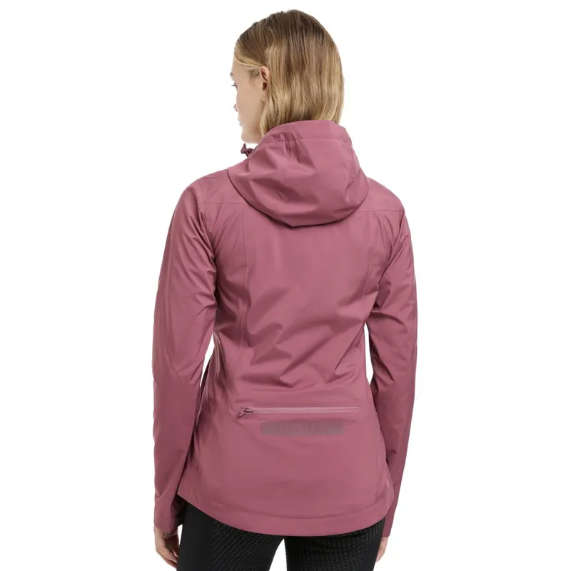 LeMieux Isla Womens Short Waterproof Jacket - Rosewood-2