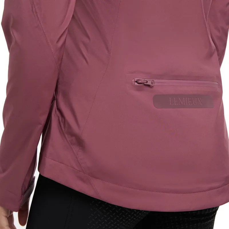 LeMieux Isla Womens Short Waterproof Jacket - Rosewood-4
