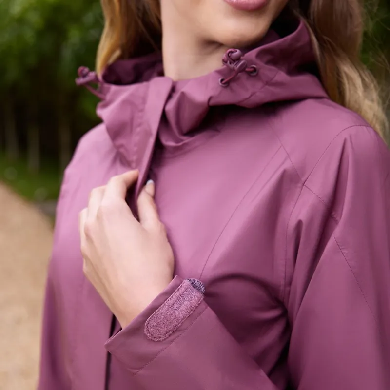 LeMieux Isla Womens Short Waterproof Jacket - Rosewood-6