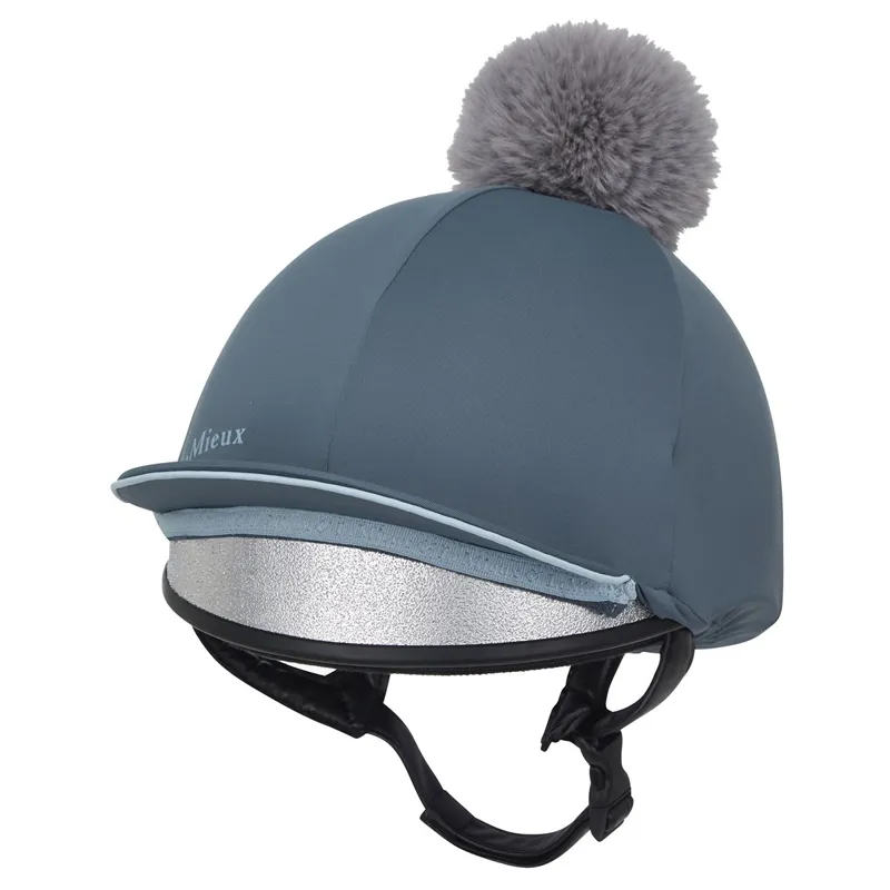 LeMieux Pippa Helmet Cover - Petrol-1