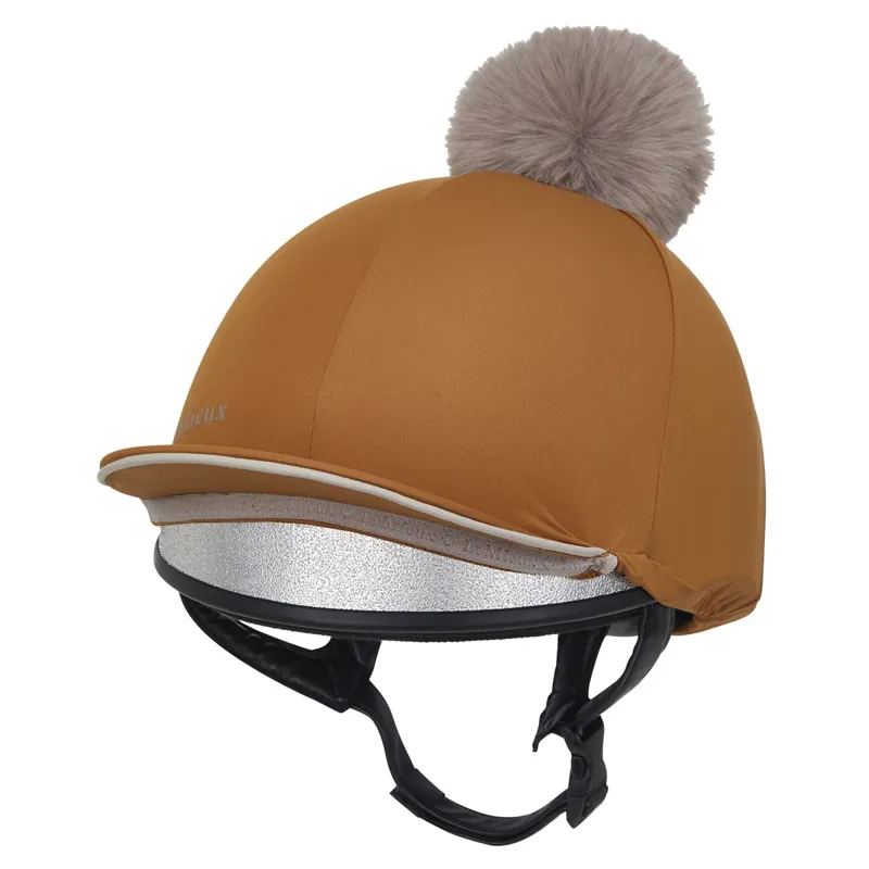 LeMieux Pippa Helmet Cover - Ginger-1