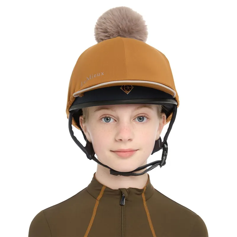 LeMieux Pippa Helmet Cover - Ginger-2