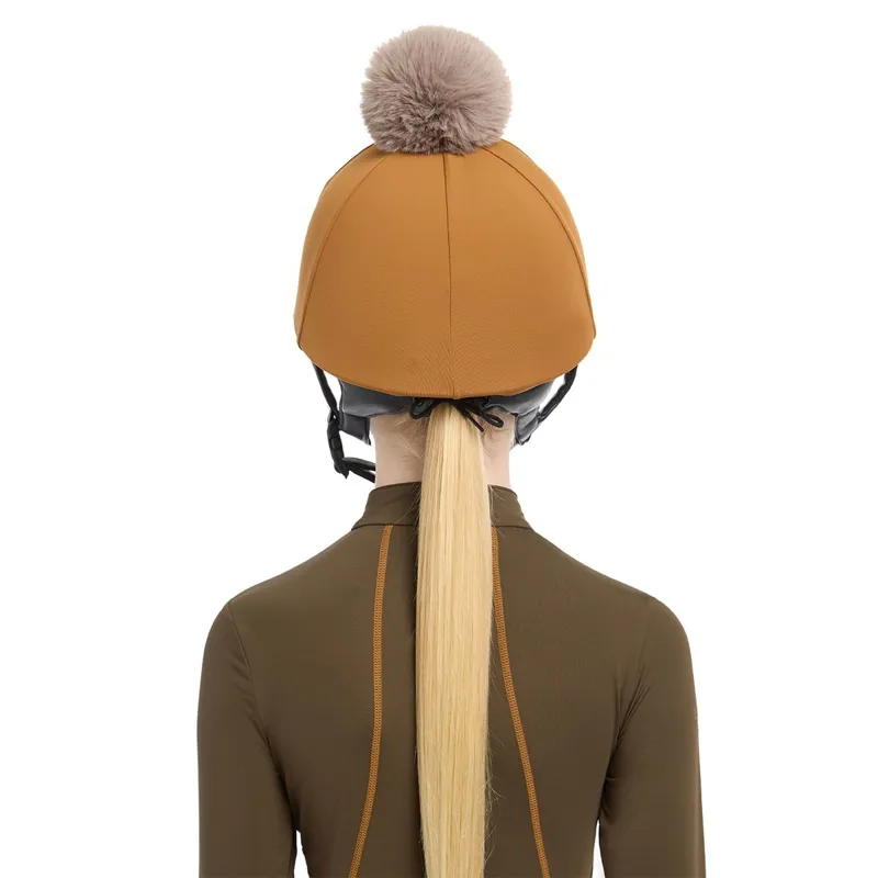 LeMieux Pippa Helmet Cover - Ginger-3