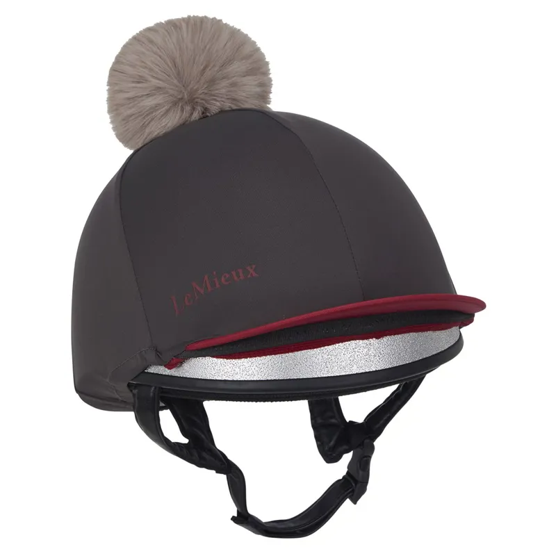 LeMieux Pom Helmet Cover - Cinder