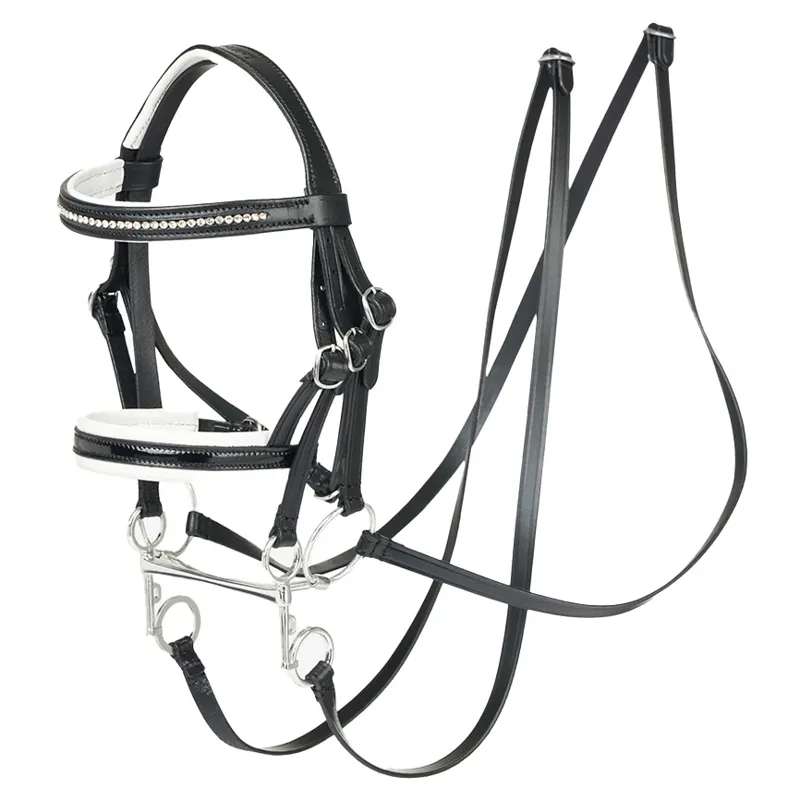 LeMieux Hobby Horse Toy Double Bridle - Black