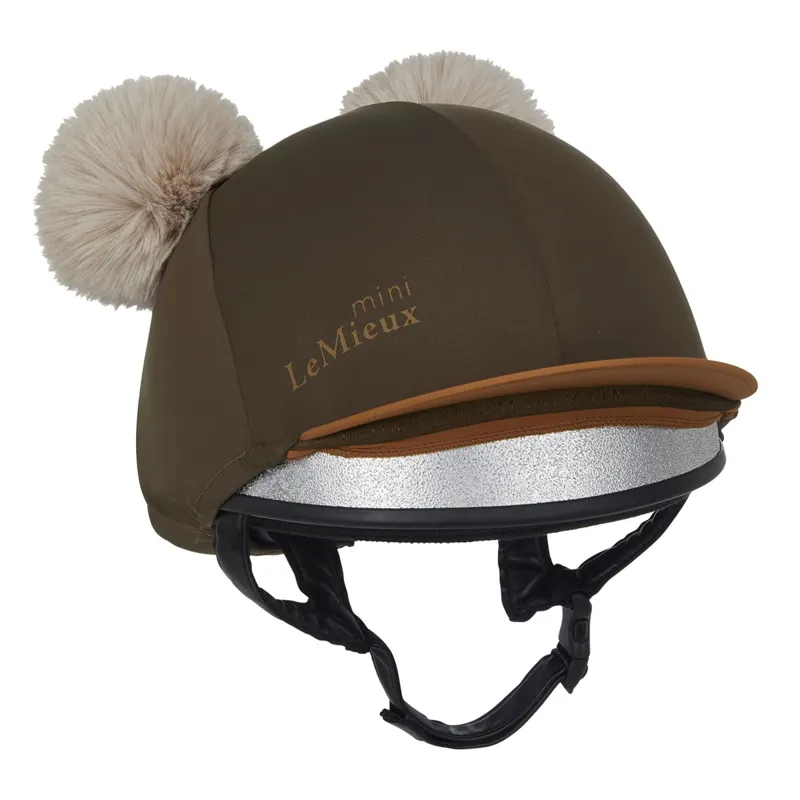 LeMieux Mini Junior Double Pom Helmet Cover - Alpine